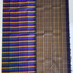 A Vintage Checked Kanjeevaram Saree